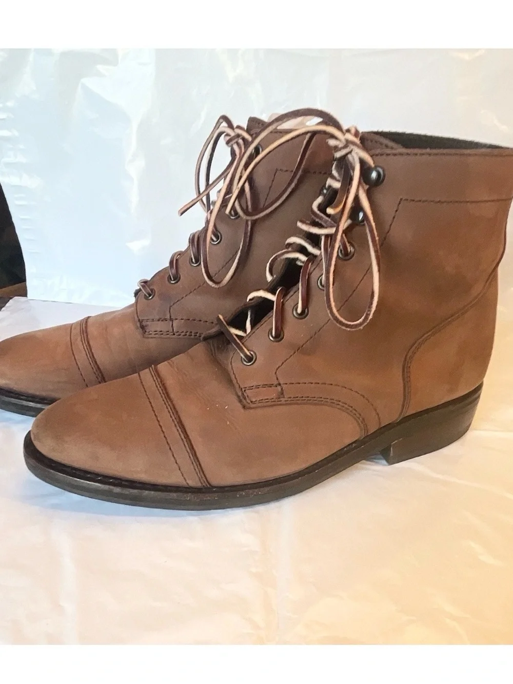 Thursday Boot Co Captain Arizona Adobe Boots Size 9.5 Leather Cap Toe